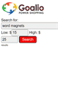 Mobile Screenshot of goalio.com